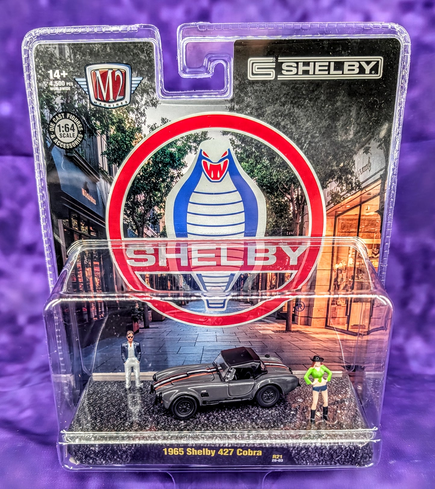 M2 Machines 1965 Shelby 427 Cobra - Diorama