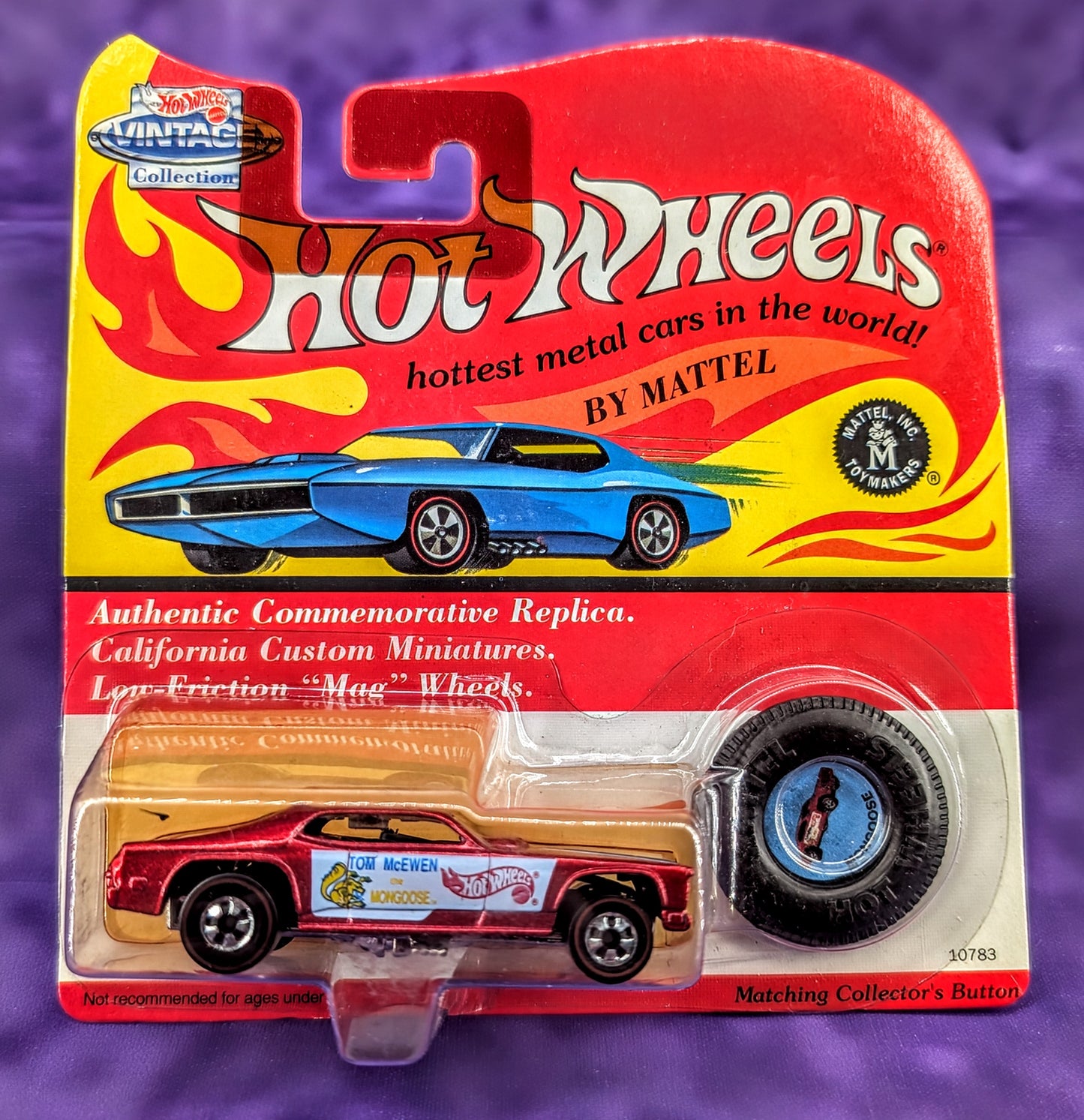 Hot Wheels Snake & Mongoose - Set of 2 - Vintage Collection Series II