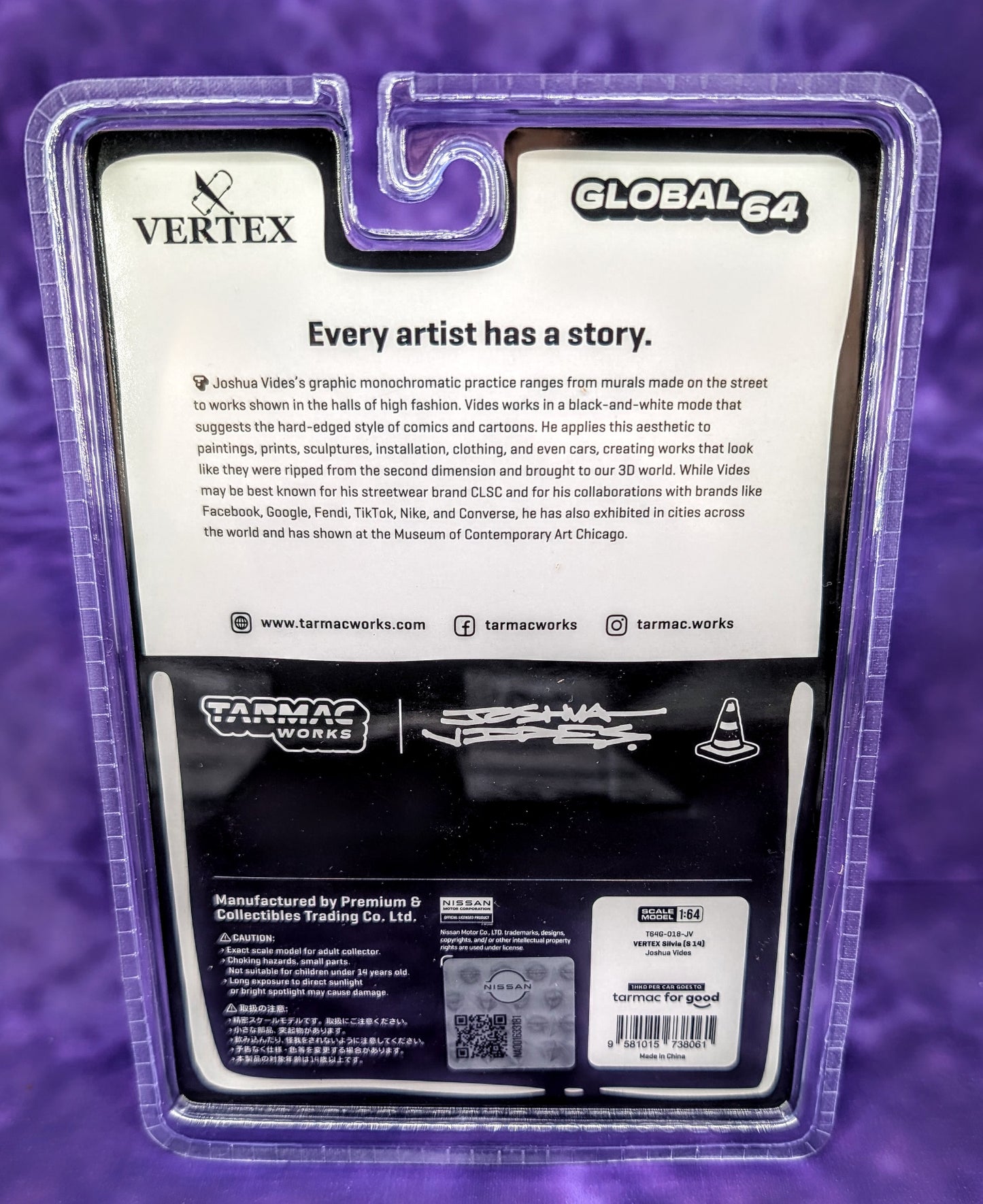 Tarmac Works VERTEX Nissan Silvia (S14) - Joshua Vides Edition