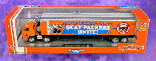 M2 Machines 1970 Dodge L600 COE & 1970 Dodge Super Bee - Scat Pack - S35 19-11