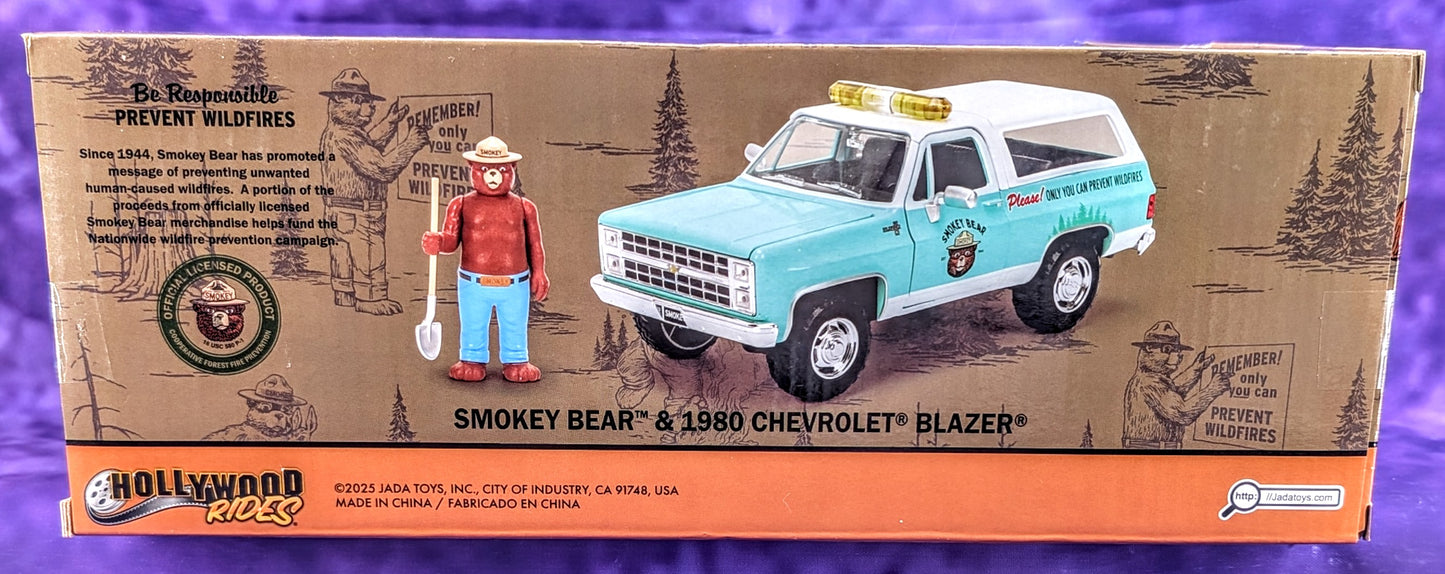 Jada Smokey Bear & 1980 Chevrolet Blazer - Hollywood Rides - 1:24 Scale