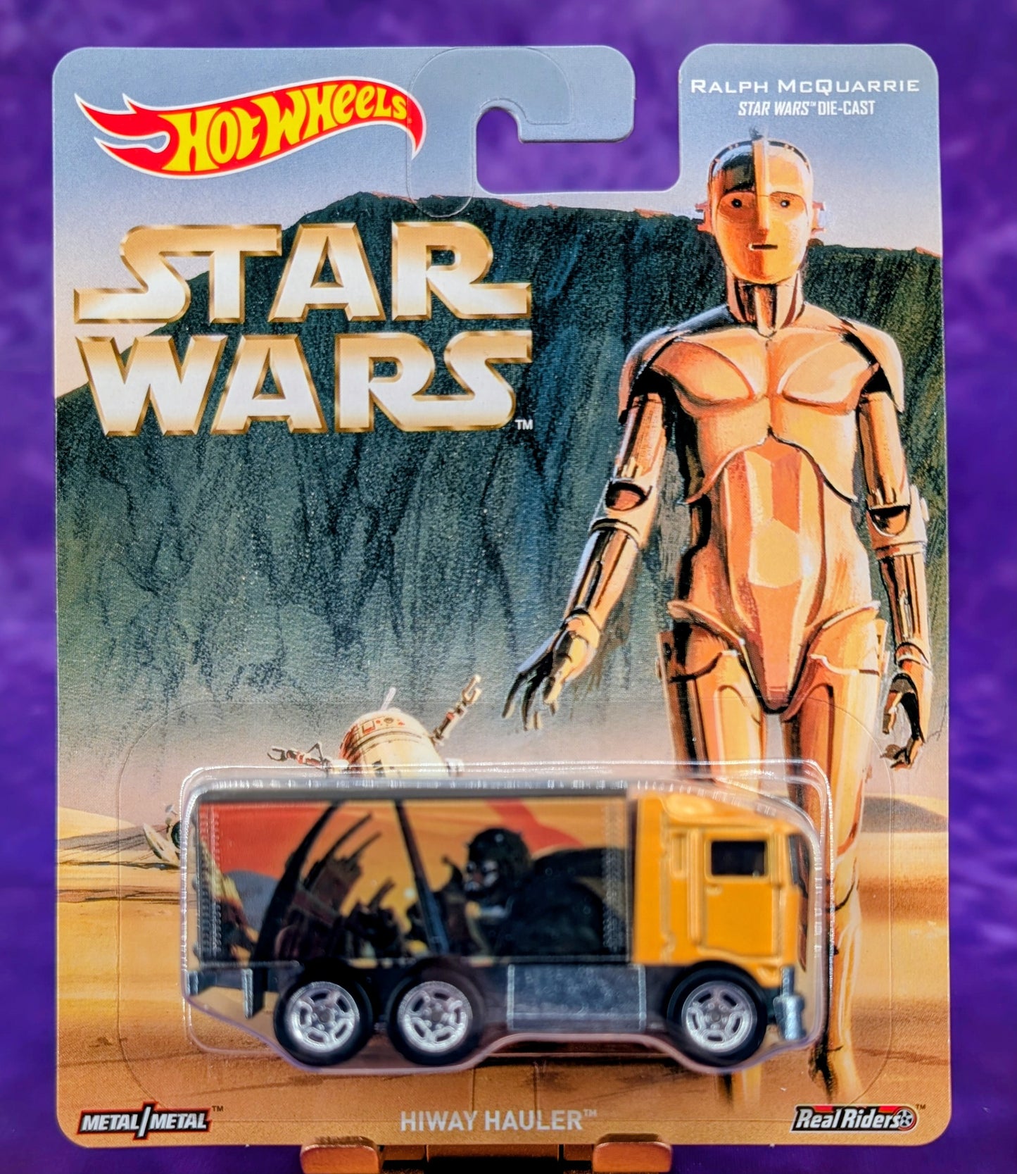 Hot Wheels Star Wars Set of 6 - Artwork by Ralph McQuarrie - 2017 Premium