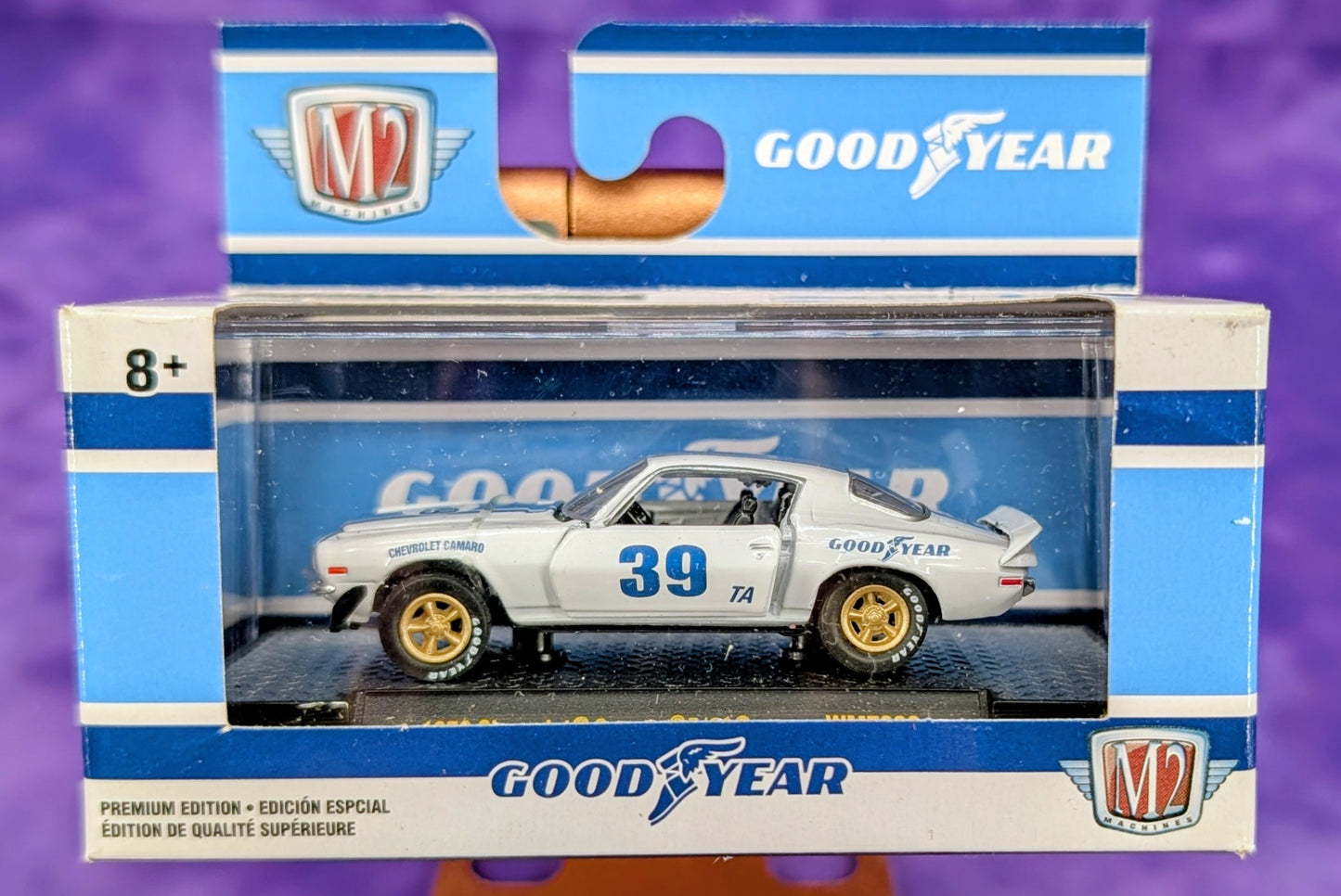 M2 Machines 1972 Chevrolet Camaro Z/28 - Goodyear Tires - Walmart Exclusive - WMTS09 19-07