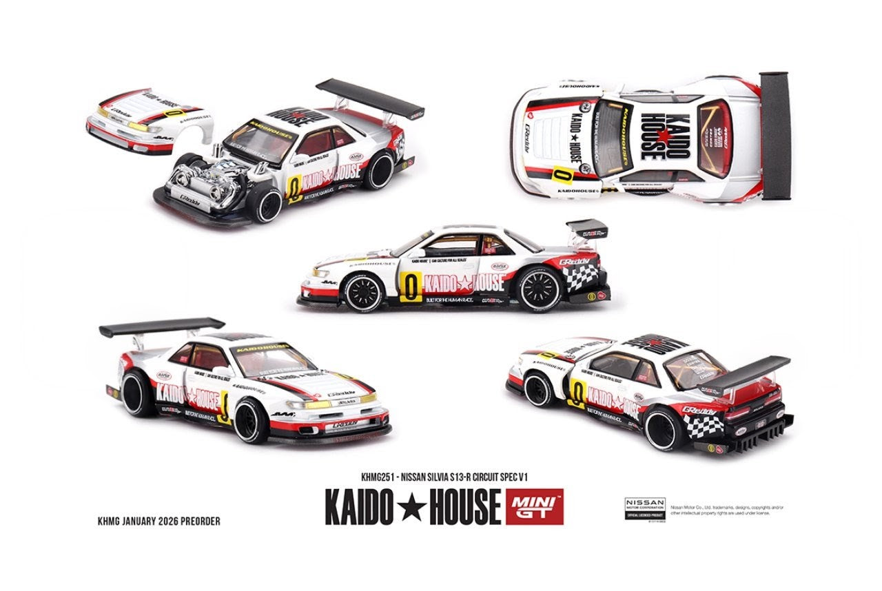 CHASE Kaido House Nissan Silvia S13-R Circuit Spec V1 - RAW Metal - #251