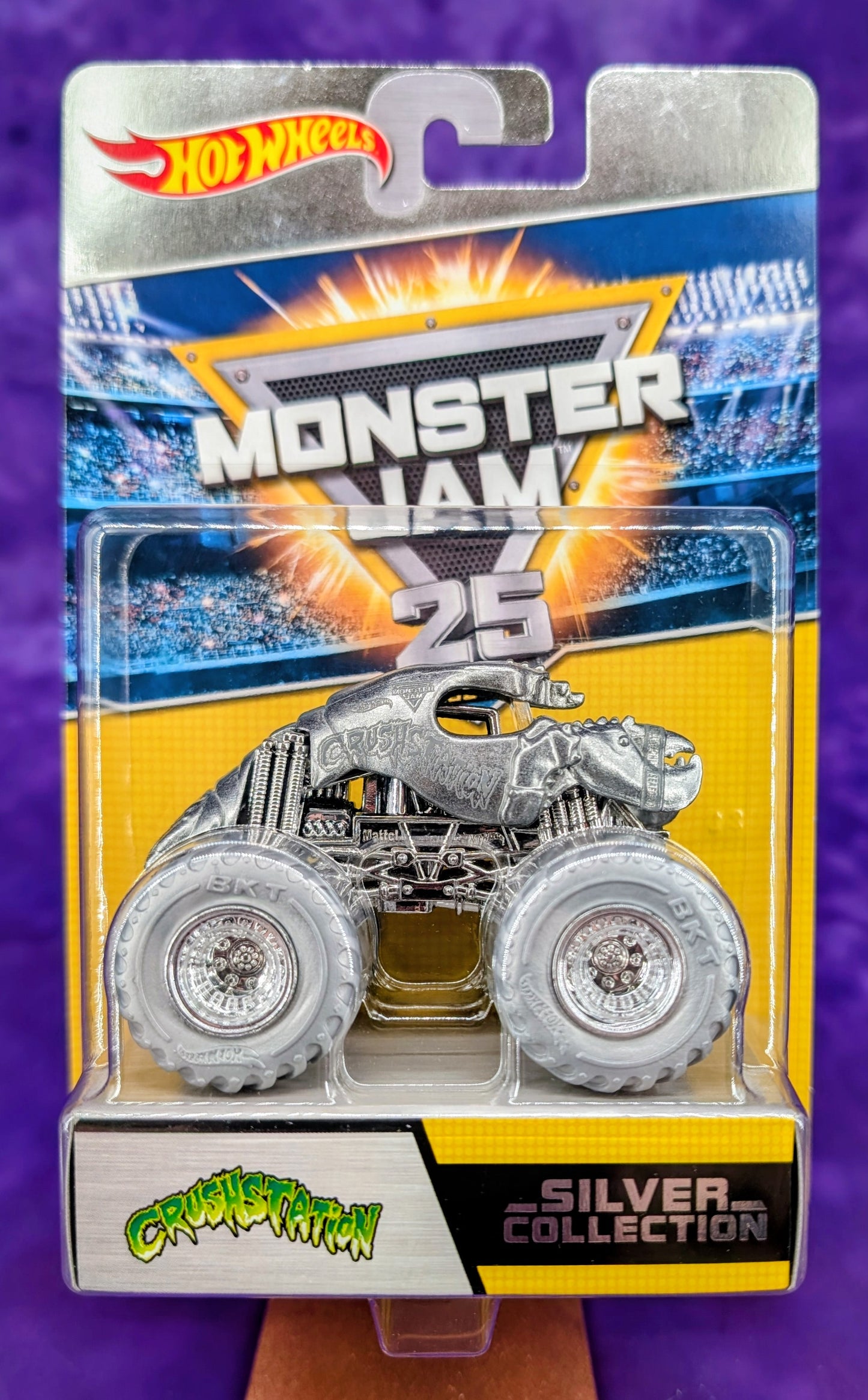 Hot Wheels Monster Jam Silver Collection Set of 5 - 2017 25th Anniversary - See Description