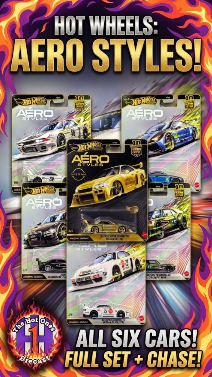 Load video: Hot Wheels Aero Styles - 2026 Car Culture