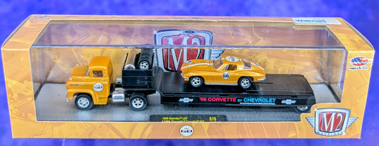 M2 Machines 1958 Chevrolet LCF & 1966 Chevrolet Corvette 327 - Walmart Exclusive - S15 15-07
