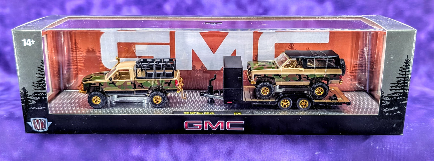 CHASE M2 Machines 1998 GMC Sierra 1500 4x4 & 1973 GMC Jimmy Sierra 4x4 - Auto-Haulers