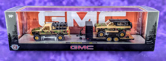 CHASE M2 Machines 1998 GMC Sierra 1500 4x4 & 1973 GMC Jimmy Sierra 4x4 - Auto-Haulers