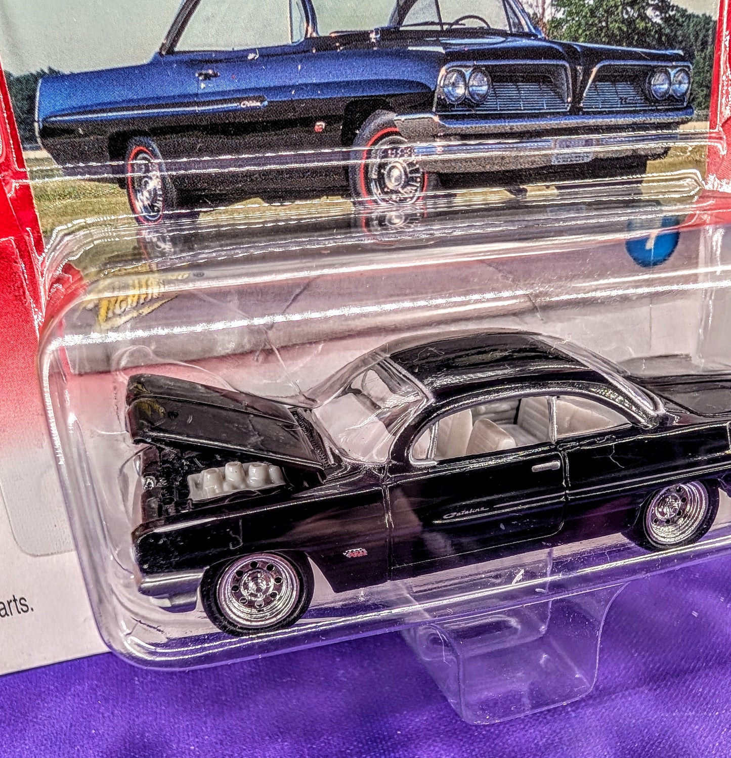CHASE Johnny Lightning 1961 Pontiac Catalina - White Lightning - Muscle Cars