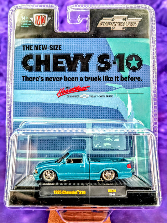 M2 Machines 1:64 1995 Chevrolet S10 Custom – Chevy Trucks - Hobby Exclusive