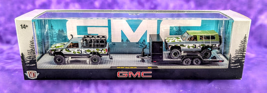 M2 Machines 1998 GMC Sierra 1500 4x4 & 1973 GMC Jimmy Sierra 4x4 - Auto-Haulers