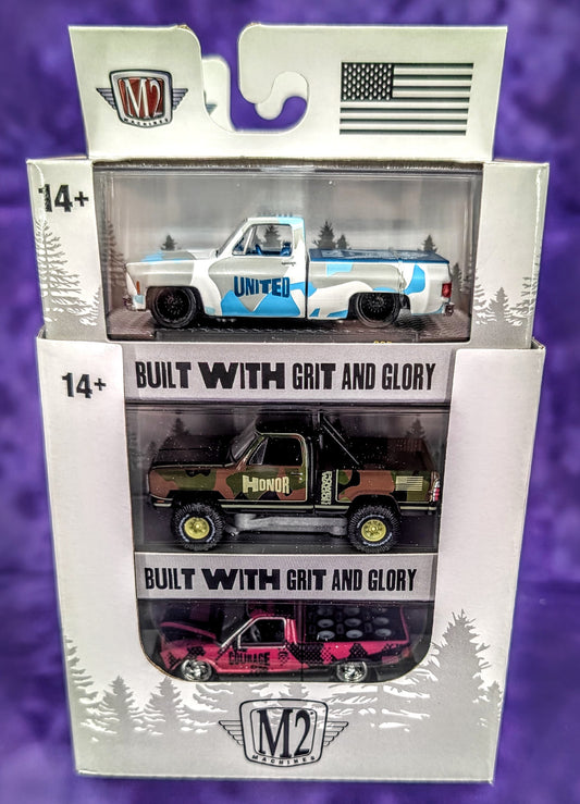 M2 Machines 1:64 Built with Grit and Glory Detroit-Muscle Release S60 Special Assortment - Set of 6 w/ Sleeve