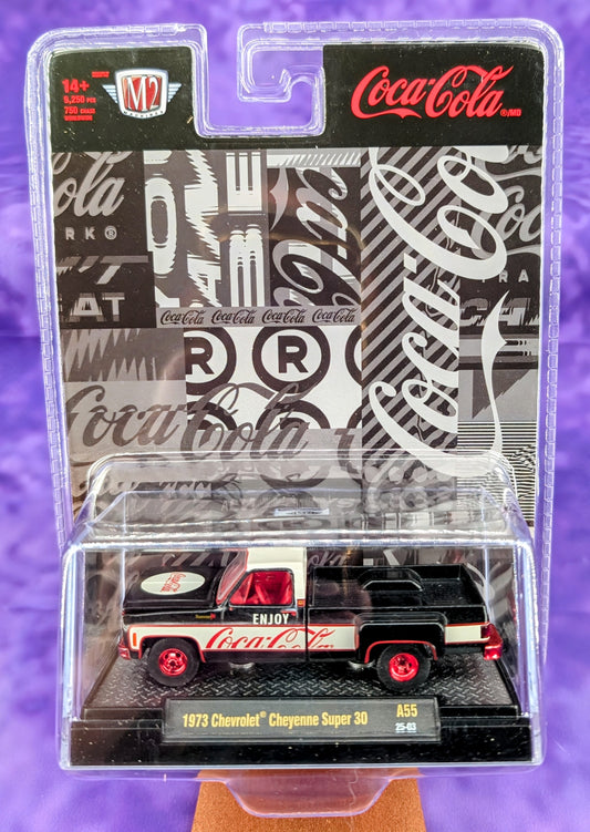 M2 Machines CHASE 1973 Chevrolet Cheyenne Super 30 - Coca-Cola - A55 25-03