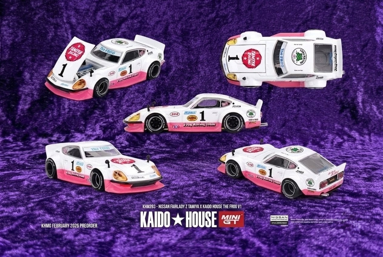Kaido House x Mini GT Nissan Fairlady Z Tamiya "The Frog" V1 - # 263