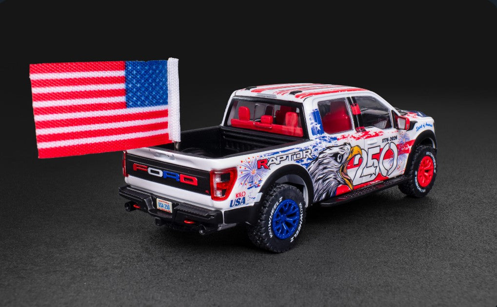 Kilo Wheelz 2023 Ford F-150 Raptor R - Spirit of America 250th Anniversary Edition - #1683/2500