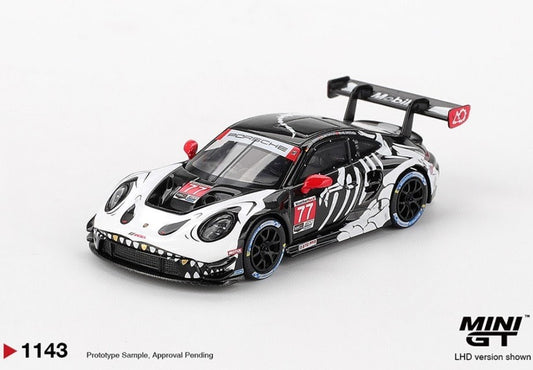 Mini GT "Skelly" Porsche 911 GT3 R #77 2025 IMSA Petit Le Mans AO Racing - #1143