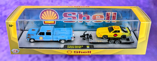 M2 Machines 1977 Chevrolet Cheyenne Super 30 w/ Patina & 1985 Chevrolet Camaro IROC-Z - R83 25-03