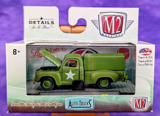 M2 Machines 1949 Studebaker 2R Truck - Military - R38 16-20