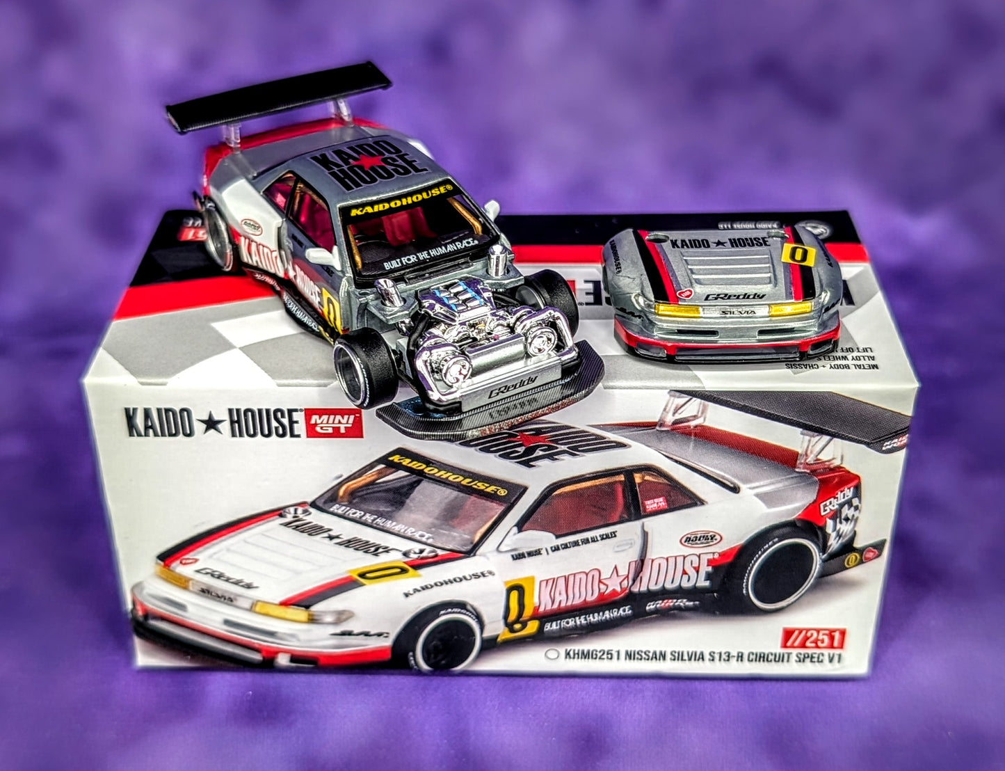 CHASE Kaido House Nissan Silvia S13-R Circuit Spec V1 - RAW Metal - #251