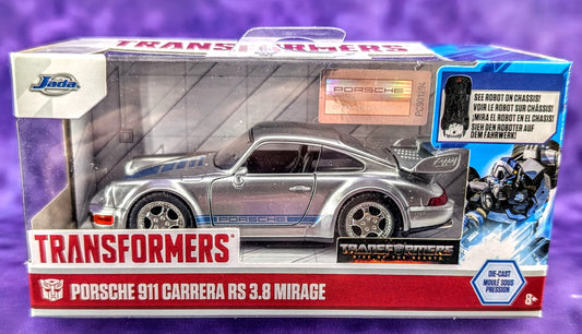 Jada Porsche 911 Carrera RS 3.8 Mirage - Hollywood Rides Transformers - 1:32 Scale