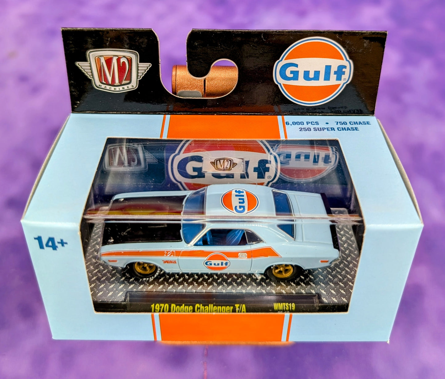 M2 GULF 1/64 Set of 6 w/ Sleeve - Chevy Trucks, VW, Datsun, Mustang