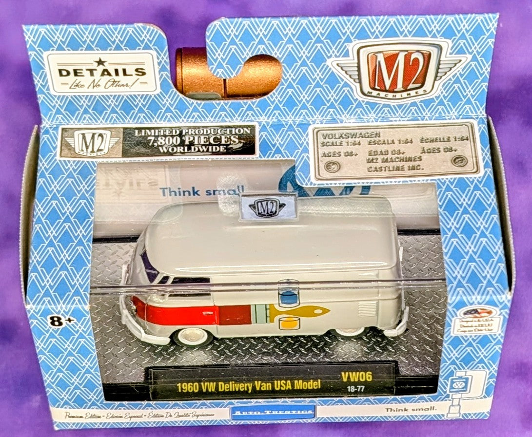M2 Machines Volkswagen Bus Set of 6 Vans w/ Sleeve - Auto-Thentics