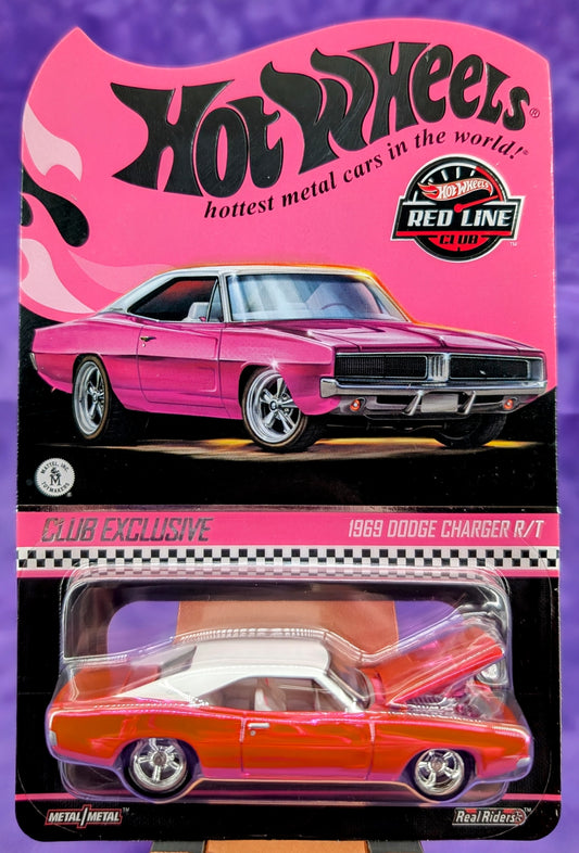 Hot Wheels RLC 1969 Dodge Charger R/T - Party Pink - Collector's Nationals Convention
