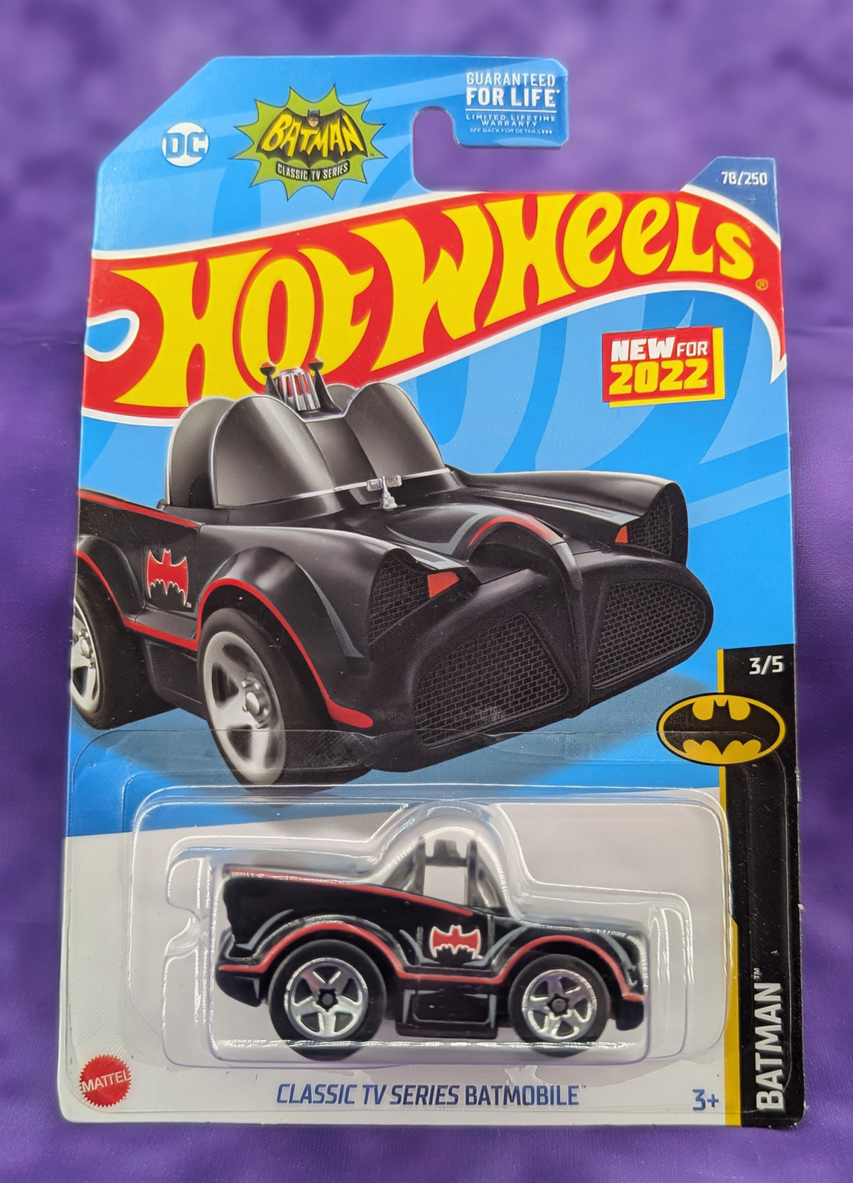 Hot Wheels Classic TV Series Batmobile - 3 Car Lot - Mainline