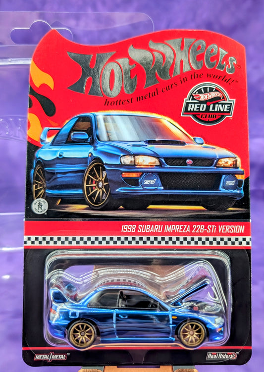 Hot Wheels RLC 1998 Subaru Impreza 22B-STi Version - Red Line Club