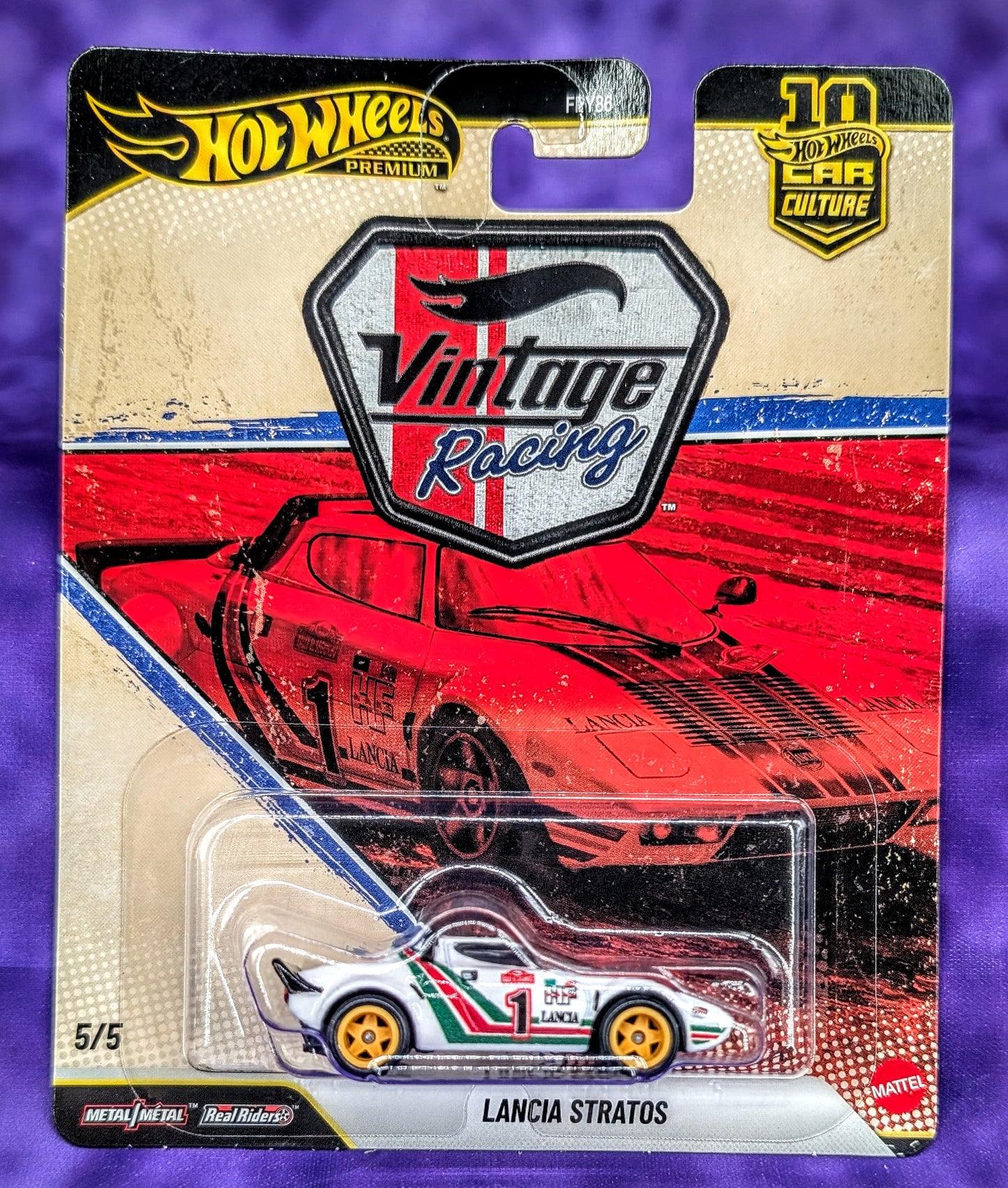 Hot Wheels Vintage Racing (Ferrari, Porsche) - Set of 5 - Car Culture - Premium