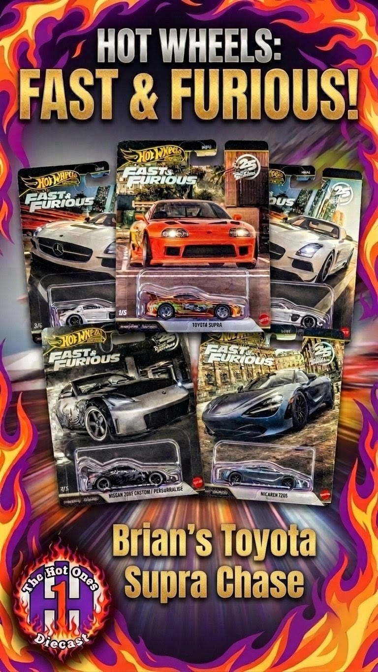 Load video: Hot Wheels 2026 Fast &amp; Furious R Case