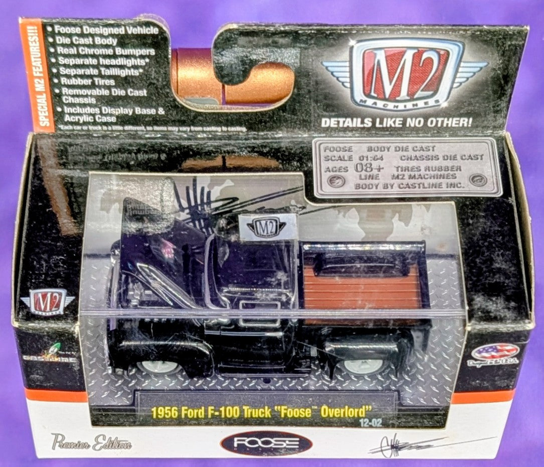 M2 Machines 1956 Ford F-100 Truck "Foose Overlord" - Chip Foose - 12-02