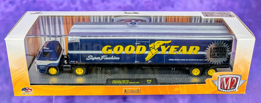 M2 Machines 1969 Dodge L600 COE & Limited Edition 1969 Dodge Charger Daytona 440 - Goodyear Tires - R19 16-04