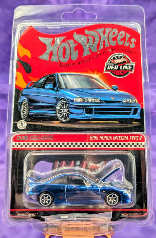 Hot Wheels RLC 1995 Honda Integra Type R - 2025 Club Car w/ Button and Patch- Redline Club
