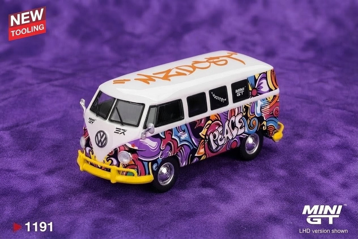 Mini GT Volkswagen T1 Microbus Mizu Design Graffiti - #1191