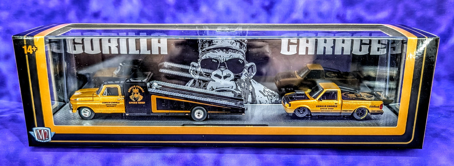 M2 Machines 1969 Ford F-350 & 1995 Ford Ranger XLT - Gorilla Garage