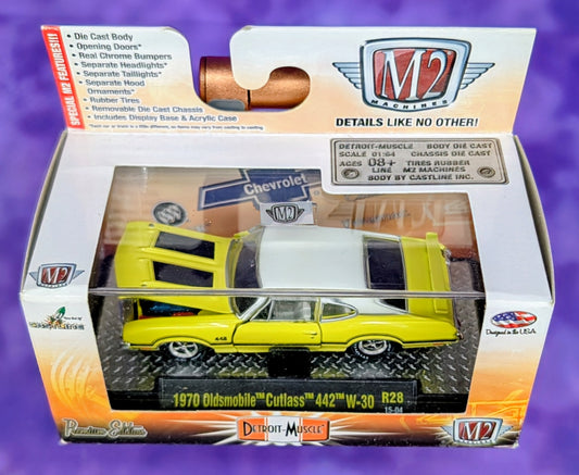 M2 Machines 1970 Oldsmobile Cutlass 442th W-30 - R28 15-04