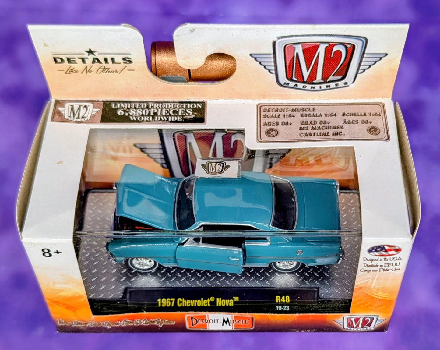 M2 Machines 1967 Chevrolet Nova - R48 19-23