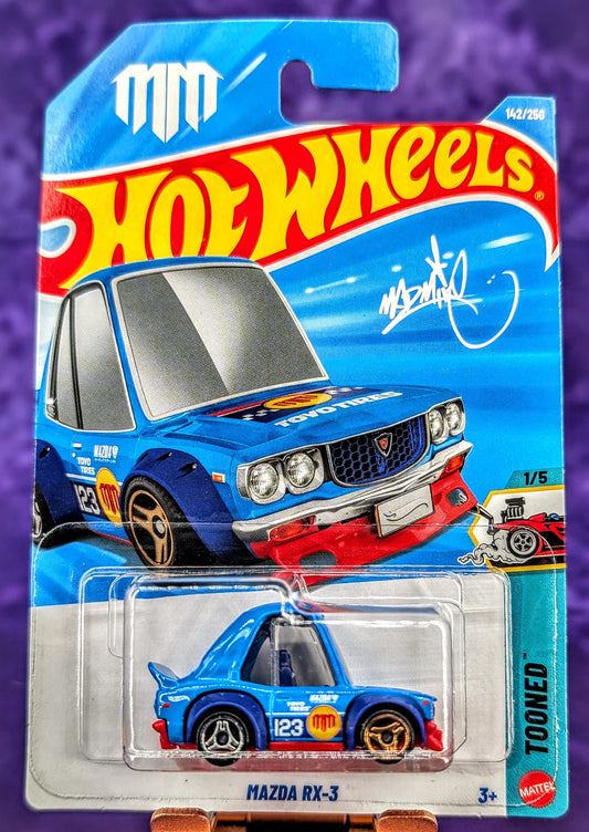 Hot Wheels Mad Mike Mazda RX-3 - Tooned - Mainline