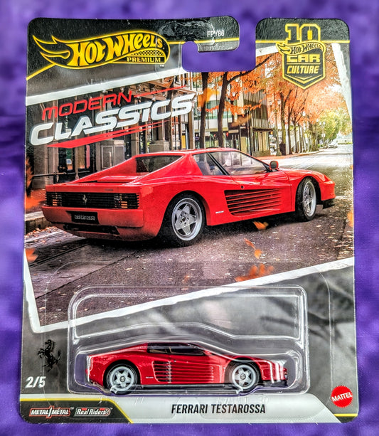Hot Wheels Ferrari Testarossa - Modern Classics - Car Culture - Premium