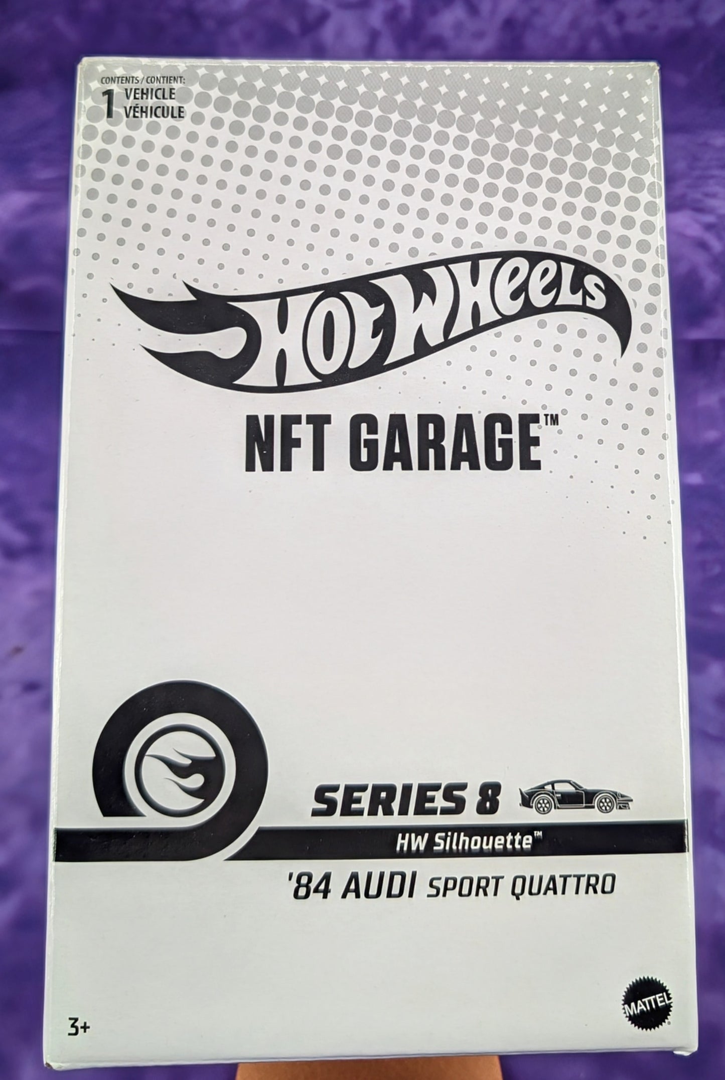 Hot Wheels Nft/Virtual Garage '84 Audi Sport Quattro - 1 of 4300 - HW Silhouette - Series 8 - New in Box