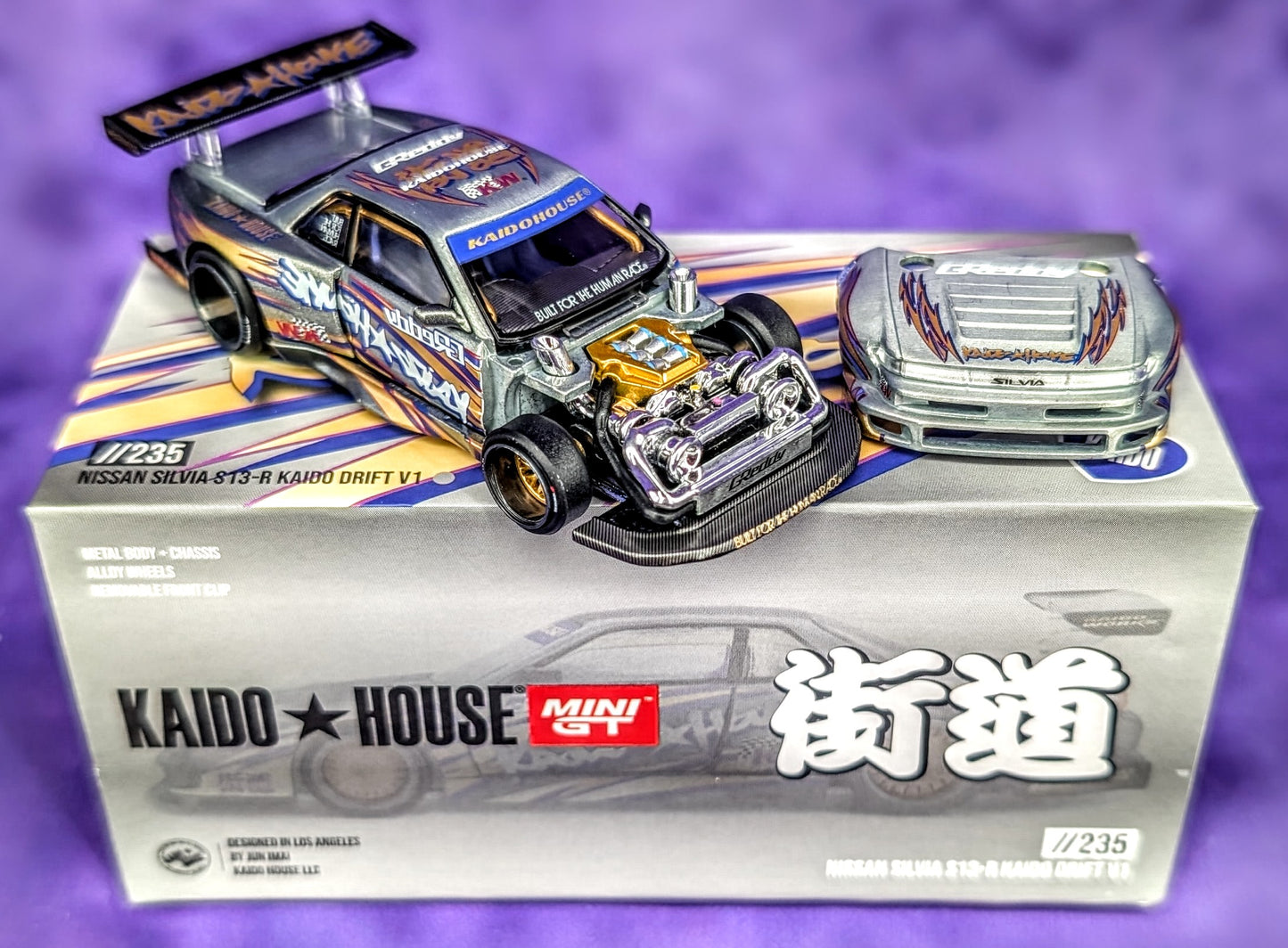 CHASE! Kaido House Nissan Silvia S13-R Kaido Drift V1 - Raw Chase Edition- #235