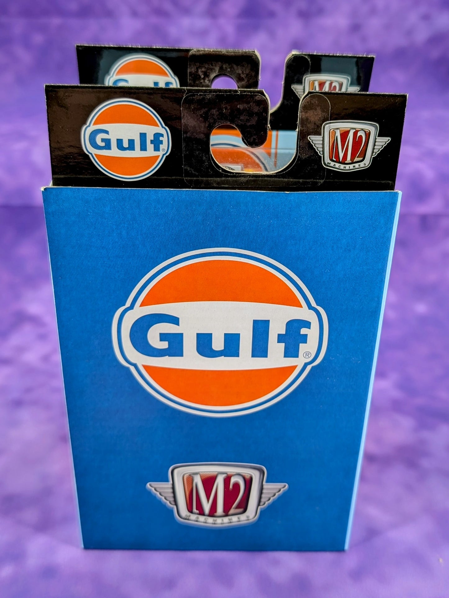 M2 GULF 1/64 Set of 6 w/ Sleeve - Chevy Trucks, VW, Datsun, Mustang