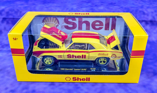M2 Machines CHASE 1969 Chevrolet Camaro SS/RS Shell Oil 1/750, 1/24 Scale, #R129 24-28
