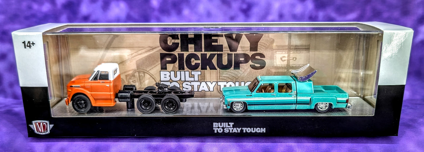 M2 Machines 1970 Chevrolet C60 Truck & 1974 Chevrolet Cheyenne Super 30