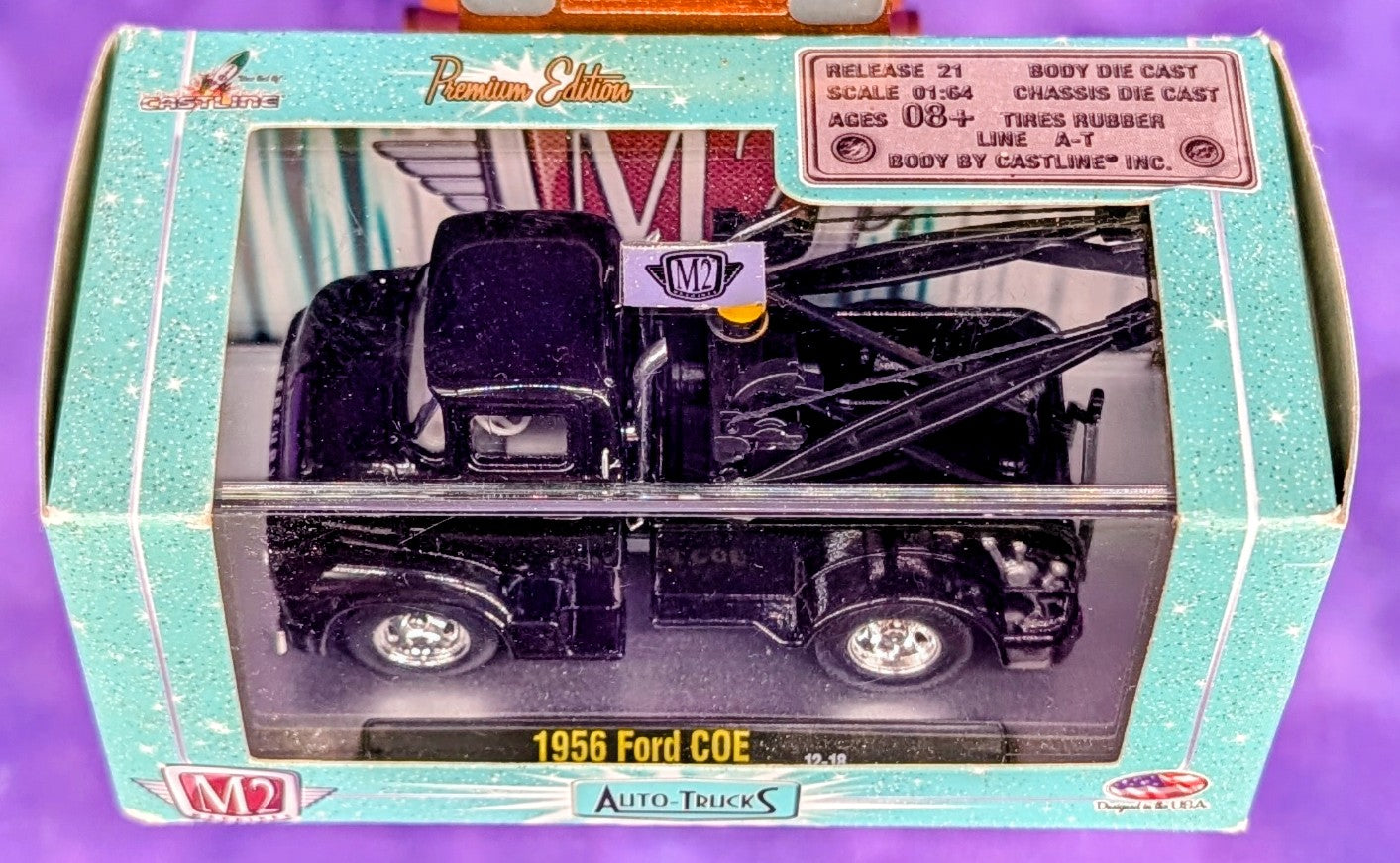M2 Machines 1956 Ford COE Tow Truck - 12-18
