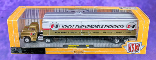 M2 Machines 1958 Chevrolet LCF & HURST Trailer - R09 13-02