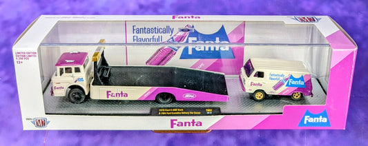 M2 Machines 1970 Ford C-600 Truck & 1964 Ford Econoline Delivery Van Gasser - TW07 20-17