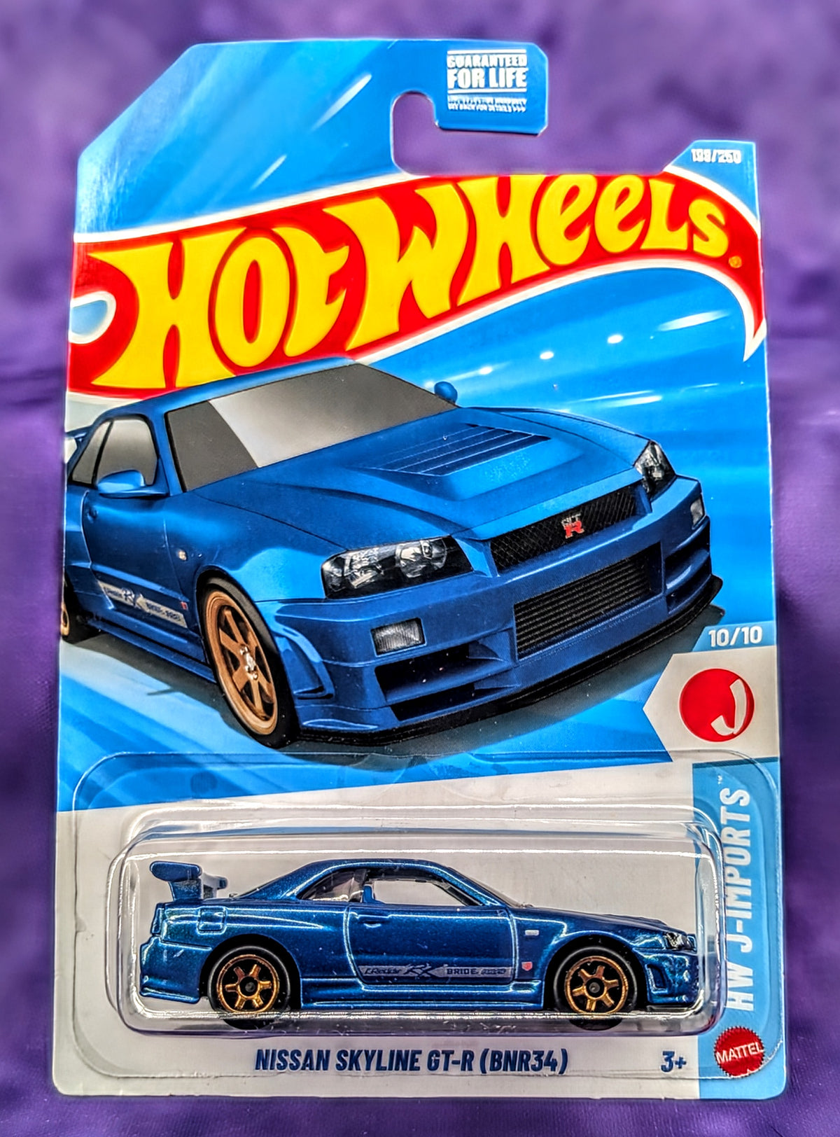 Hot Wheels Nissan Skyline GT-R (BNR34) - HW J-Imports - Mainline